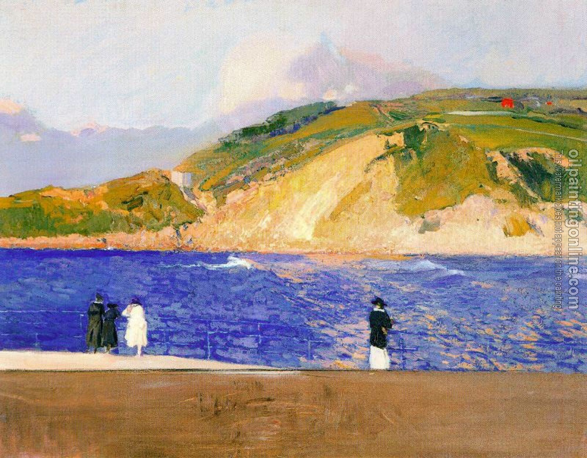 Joaquin Sorolla y Bastida - Monte Ullia, San Sebastian